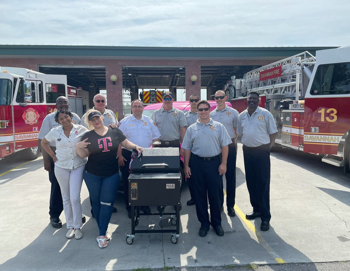 THANK YOU @savannahfire Station 13 for all that you do for the community for @cityofsavannah we hope you enjoy your many BBQs to come! #FirefightersAppreciation #FirstResponders #SMRAMarketing