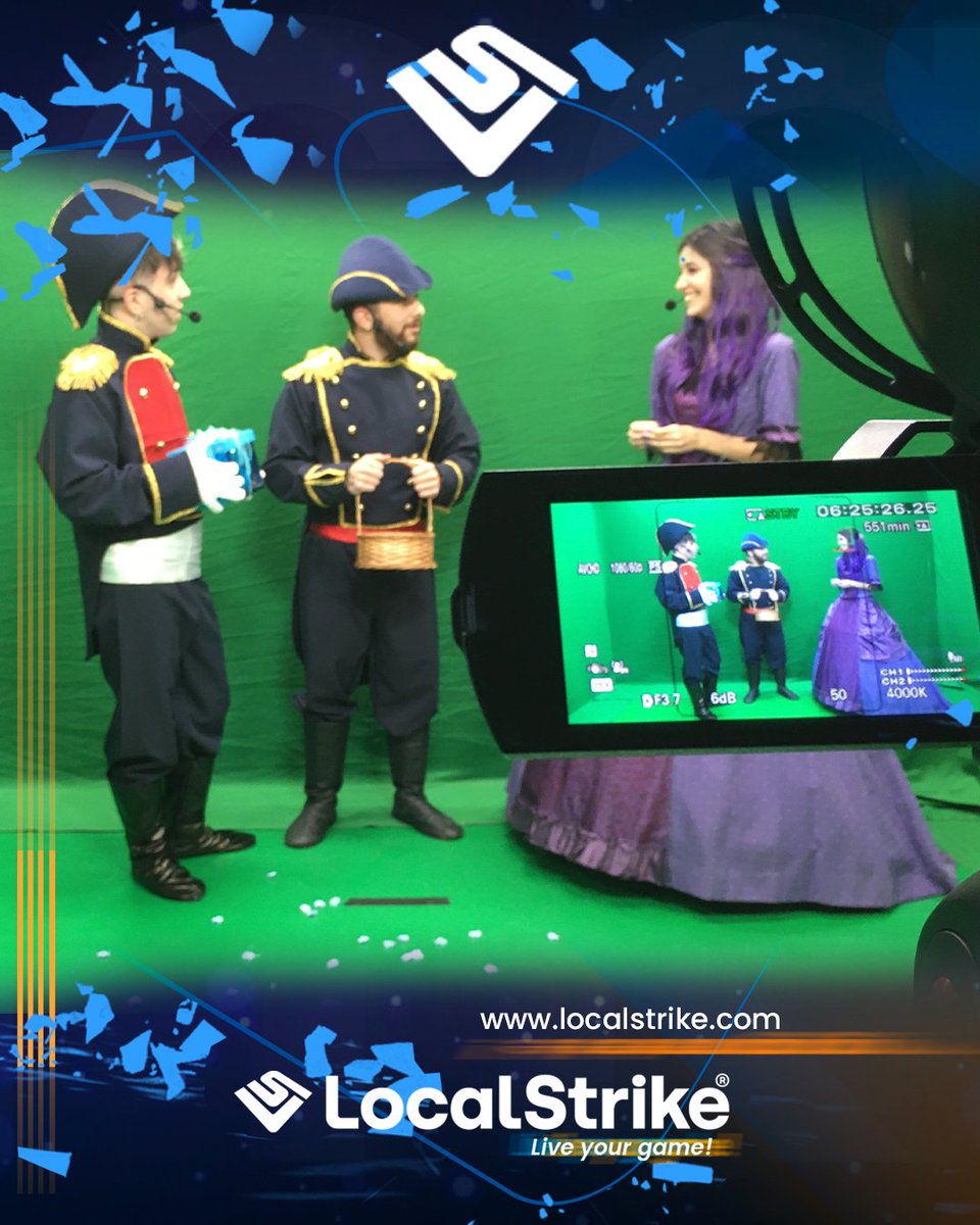 localstrike's tweet photo. @Juakoooo como Saavedra, @luchiquinteross como Dama Antigüa, @FrankkasterX como Berutti, Carrera como French y @twitchmorocho como un Anfitrión amigable, de época. Todo esto y más lo encontrás en estas capturas del backstage 😃
#LocalStrike #LiveYourGame https://t.co/kyaWGN0eHS