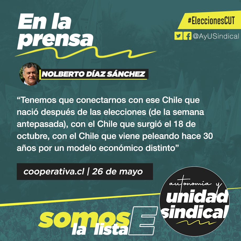 Autonomía y Unidad Sindical tweet media