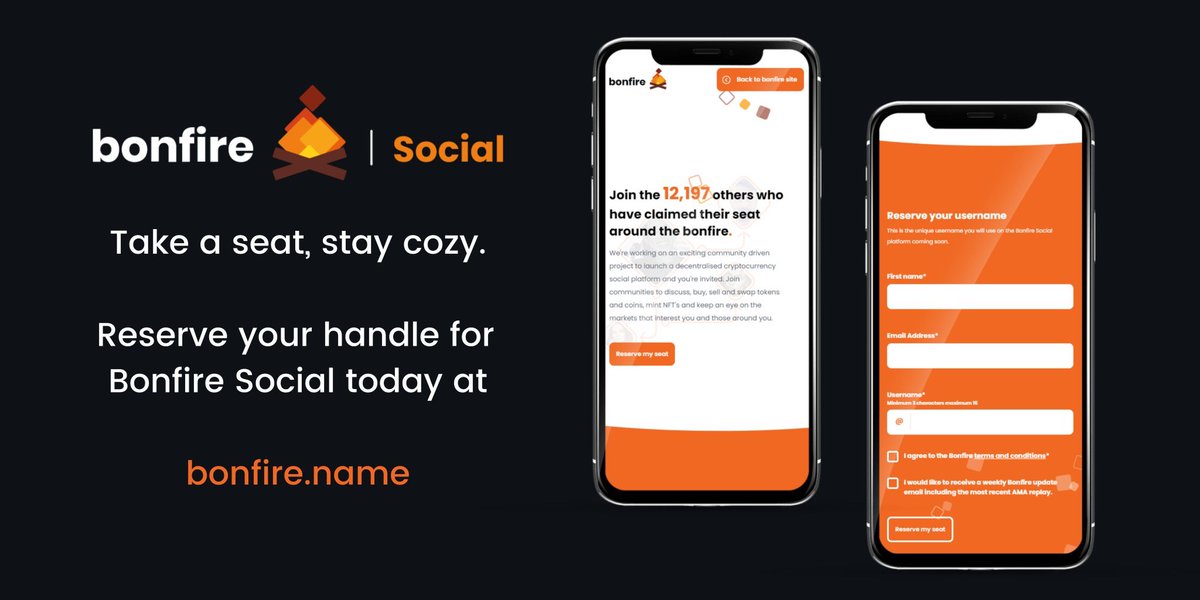 <a href="/Altcoinbuzzio/">Altcoin Buzz</a> Looking for the next gem? Do not sleep on #bonfire.
New app, website, legal entity, doxxed ceo &amp; team, huge marketing campaign, social media platform and nft marketplace combined. If that's not exciting enough, a partnetship with Chainlink is also coming. #staycozy #bonfiretoken