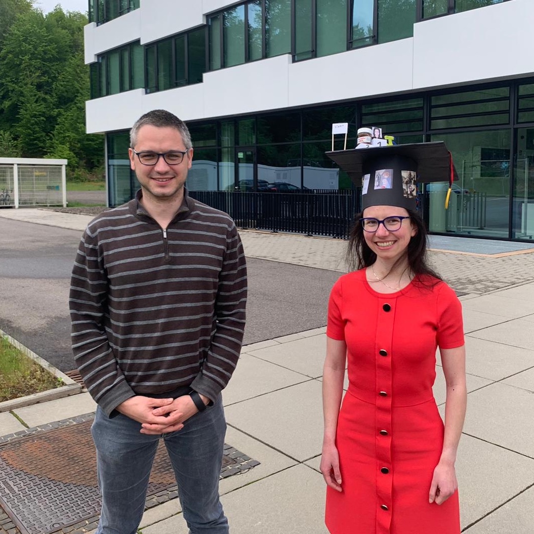 Thrilled to have defended my thesis today! I am very grateful to my supervisors and mentors, to my colleagues (the PhD hat is so sweet!), friends, and family. And a big thank you to the committee and the audience. I am looking forward to an in-person celebration, when possible 🎉