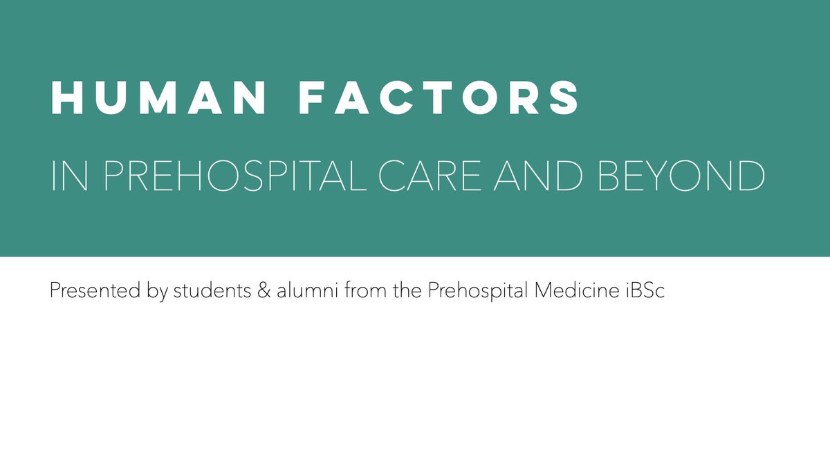 Barts Prehospital Medicine BSc (@phmbsc) on Twitter photo Tonight, we had the opportunity to speak at the 5th <a href="/FPHCEd/">prehospitalcare</a> national teaching session, looking at the topic of Human Factors in Prehospital Medicine… Tonight, we had the opportunity to speak at the 5th <a href="/FPHCEd/">prehospitalcare</a> national teaching session, looking at the topic of Human Factors in Prehospital Medicine…