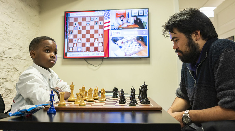 AfricaFactsZone's tweet photo. Nigeria's 10-year-old Tani Adewumi is a US Chess National Master.

In 2020, he won his 7th trophy in 1 year at the New York State Chess Championship.

His goal is to be the youngest Chess Grandmaster.

His family fled from Boko Haram and came to the US as homeless refugees. https://t.co/2EVcbpfxOh