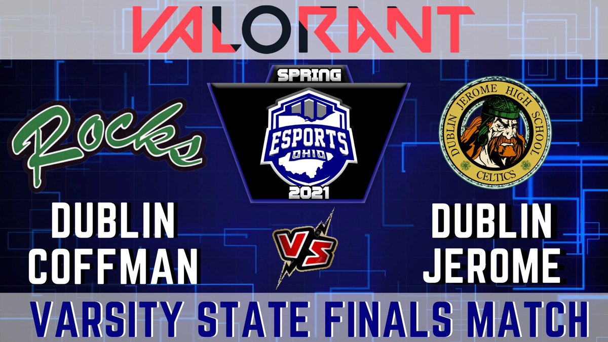 Kristy Venne (@kristyvenne) on Twitter photo Esports State Finals
Thursday, May 27 <a href="/4PM/">4pm</a> <a href="/DublinCoffmanHS/">Dublin Coffman HS</a> vs <a href="/dublinjeromehs/">Dublin Jerome HS</a>
View the livestream: twitch.tv/esports_ohio
#battleofdublin #DublinWins Esports State Finals
Thursday, May 27 <a href="/4PM/">4pm</a> <a href="/DublinCoffmanHS/">Dublin Coffman HS</a> vs <a href="/dublinjeromehs/">Dublin Jerome HS</a>
View the livestream: twitch.tv/esports_ohio
#battleofdublin #DublinWins