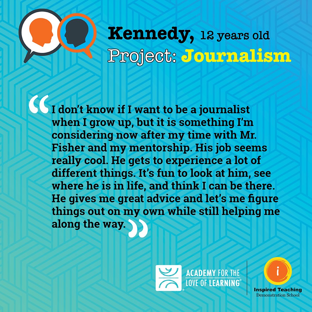 AcademySantaFe's tweet image. 🌍 Kennedy, 12 years old #inquiryed #whatislearning #lrnchat #edchat #projectbasedlearning #mentorship #journalismstudent