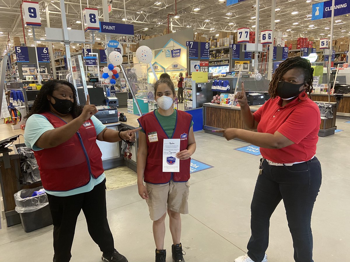 Christina was rewarded today by the DM for providing great customer service in PUIS at Lowe’s DC Store 3256 Taking Care of Customers <a href="/LowesDMV/">Syncer Ingram</a> <a href="/BenitoKomadina/">Benito.Komadina@Lowes</a>