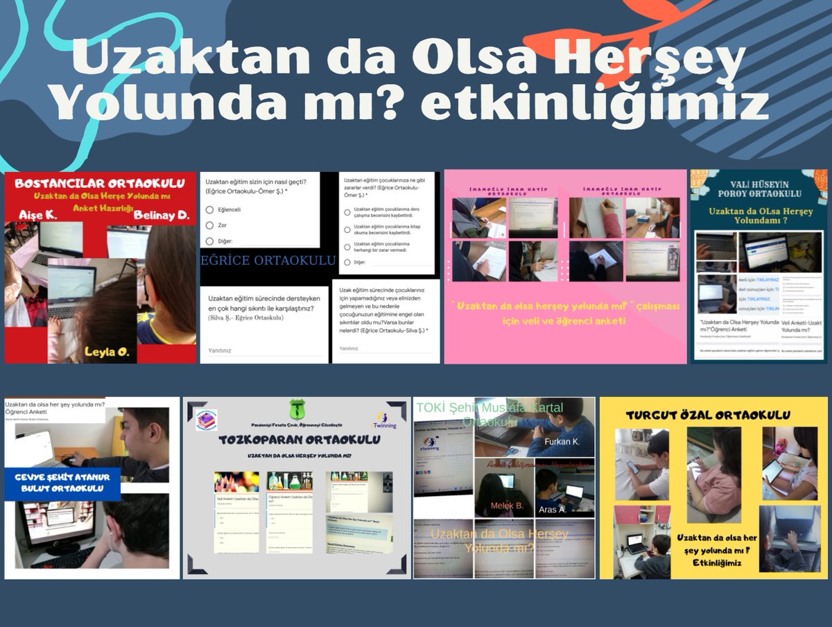 f_cevir's tweet photo. Uzaktan da Olsa Herşey Yolunda mı? Anket Hazırlama Etkinliğimiz https://t.co/T73Qyp3Ctw