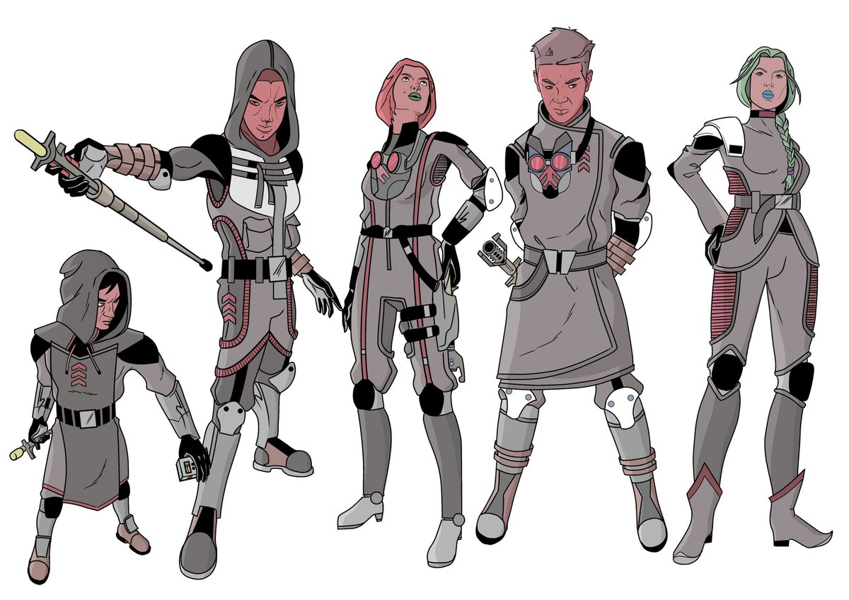 ShahabZargari's tweet photo. designs for our 2013 film The #CrystalCrypt by @xom_darrenbaker - these helped inform costuming decisions as well as our 2-D animation sequences. #illustration #animation #characterdesign #characterillustration https://t.co/fOOcQPMROw