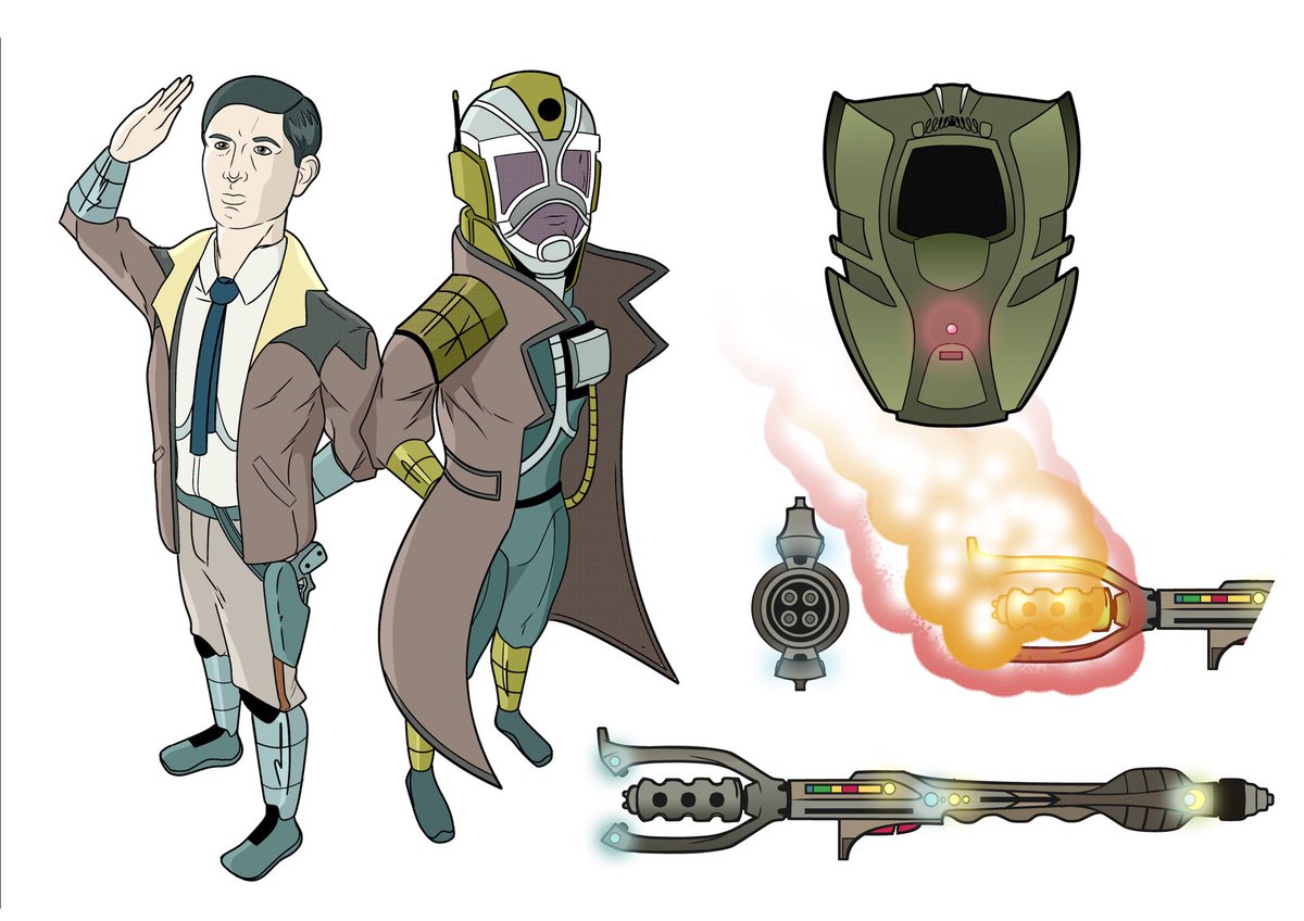 ShahabZargari's tweet photo. designs for our 2013 film The #CrystalCrypt by @xom_darrenbaker - these helped inform costuming decisions as well as our 2-D animation sequences. #illustration #animation #characterdesign #characterillustration https://t.co/fOOcQPMROw
