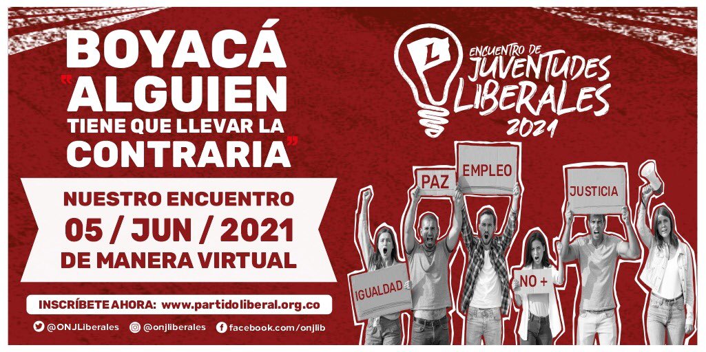 OJLBoyacA's tweet photo. 🚩Nueetro encuentro 05/JUN/2021 De manera virtual.🚩

INSCRÍBETE AHORA

"NO PERMITAMOS QUE OTROS DECIDAN POR NOSOTROS"

https://t.co/xSwbwOlO4V 
@RodrigoRojas https://t.co/YjVJ71sGYa