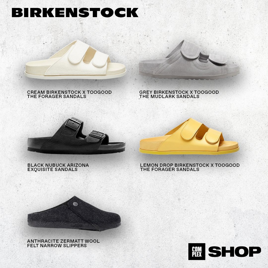 ComplexStyle's tweet photo. SLIDE into #summer with styles from your favorite brands.
#Burberry
#Adidas
#RafSimons
And more...
Head over to #ComplexSHOP now: https://t.co/XewV9LL9pZ https://t.co/FNzNPI2rE4