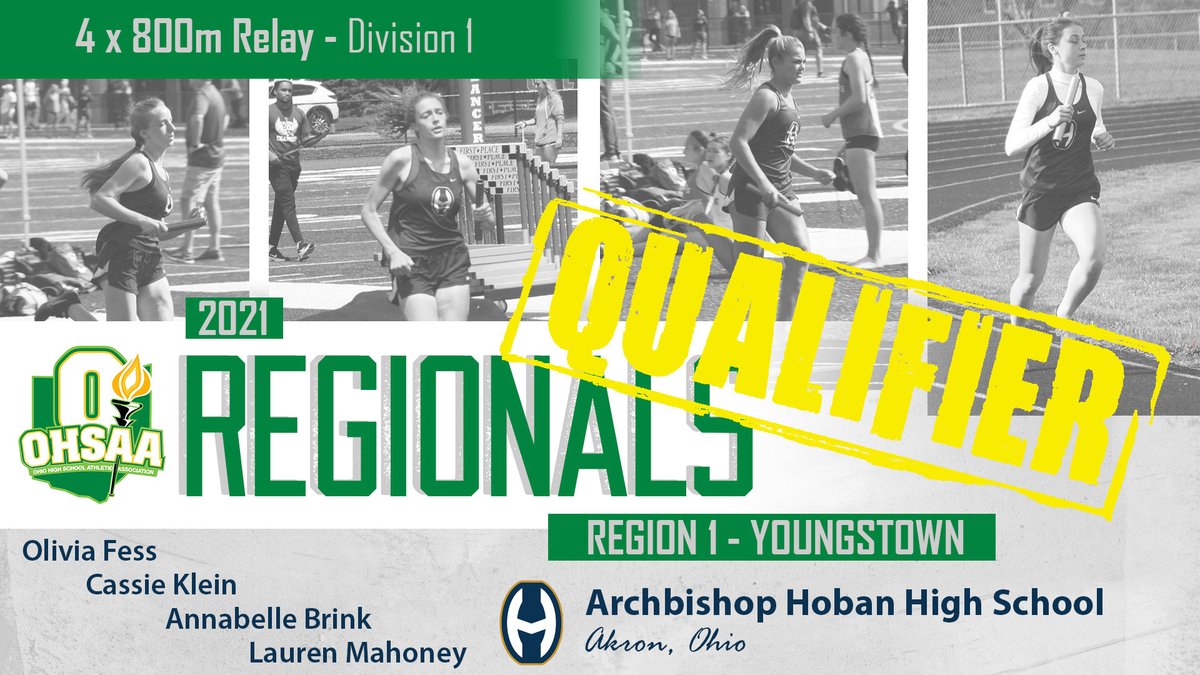 Good luck to our Girls 4 x 800m Relay team today!