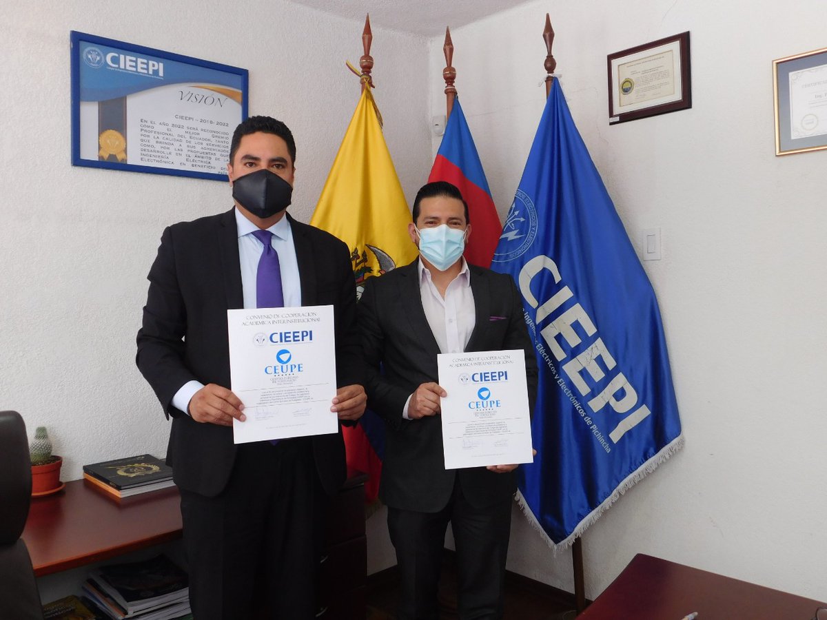 CIEEPI's tweet photo. El @CIEEPI informa a su comunidad
de la firma del convenio con el Centro Europeo de Posgrados #CEUPE.
Los socios del CIEEPI acceden a descuentos preferenciales en los posgrados de Maestrías en #EnergíasRenovables y otras temáticas, todas con titulaciones oficiales extranjeras. https://t.co/rWFtp2a5xo