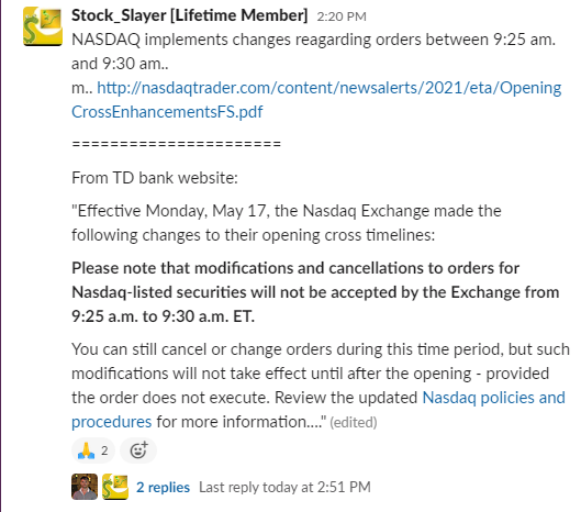 modern_rock's tweet photo. How the effffffffff is this legal? WHAT A SCAM! This is so the algos and market makers can RAPE YOUR ASS at the open and you cannot change or cancel until after the open??? 5 minutes in trading is an ETERNITY! This cannot be legal WTF SCAM ASS CRAP!

#rigged
#scammer 
#scammer https://t.co/R3gyyCRlIh