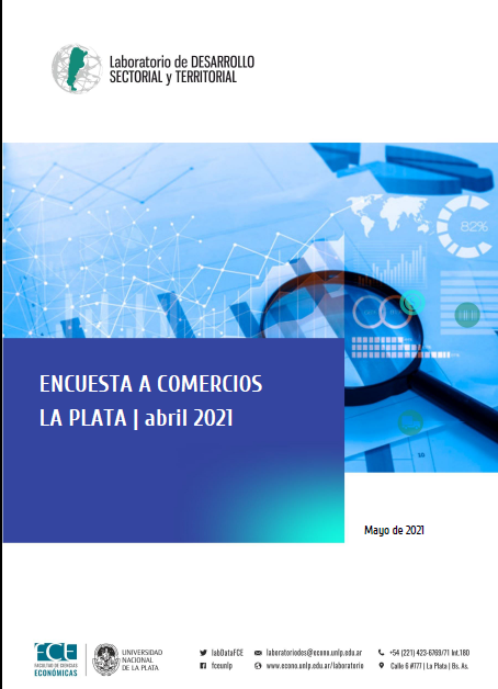 labDataFCE's tweet photo. YA ESTA DISPONIBLE en nuestra web el INFORME COMPLETO  de la ENCUESTA COMERCIOS LA PLATA 1er Trimestre 2021 https://t.co/kpcAqQYSsz https://t.co/qFRwfGI0Qj