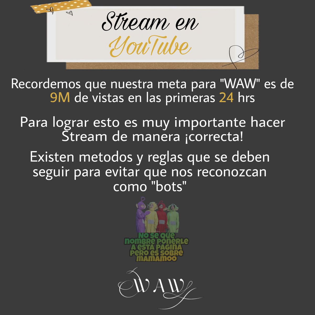 grace_mbc's tweet photo. Hice una guía de stream para youtube, principalmente para los moomoos nuevos y no tan nuevos ✨
Recuerden que @XxSo17 organizo un stream de prueba para el día viernes, debemos prepararnos mucho!!
@RBW_MAMAMOO #MAMAMOO #WAW https://t.co/D2QqsQ2fUK