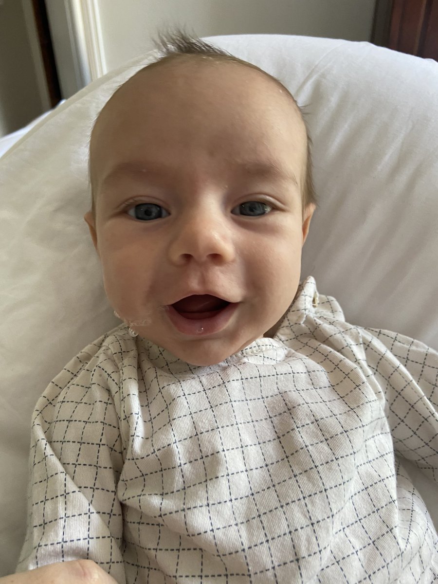 Rheum2improve's tweet photo. Pretty sure I was the first pregnant person in Ireland to be vaccinated against covid-19. 

This is my healthy little boy. 

I was thrilled to be able to protect myself ( and him ). 

Best of luck to all getting their shots this week! ❤️ https://t.co/XZSNxVoUCd