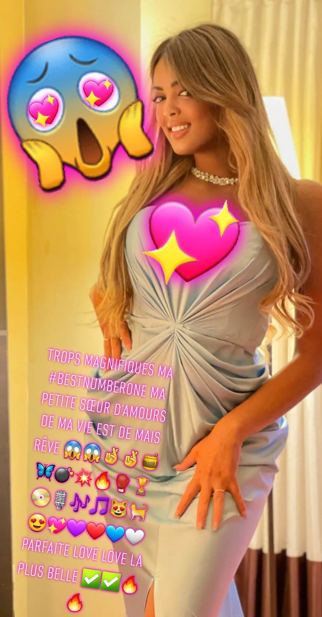 RAPHAELCASTRO9's tweet image. Ma #BestNumberOne @NejOfficiel la plus belle de tt l'univers est toujours aussi #GraveMagnifique est parfaite une #FemmeEnOr est #Formidable avec un #GrandCoeursSurLaMains 😱😱 toujours aussi fière d'être son plus #GrandFidelFanSupportère depuis 6 ans love love 🍯🦋💣💥💖💜❤💙🤍