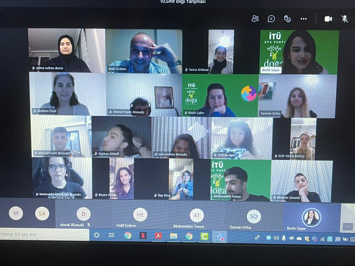 Öyle güzel emek verdiniz ve beni gururlandırdınız ki anlatamam online süreçte evlere misafir olduk ve yarıştık. Bu nesil zorluklarla başa çıkmayı öğrendi ve bu nesil kaybolmayacak biz buna izin vermeyeceğiz.
Emeğinize sağlık.
<a href="/BerfeSayar/">Brf</a> <a href="/halilerdem_52/">Halil İbrahim Erdem</a> 
@AnadoluD <a href="/cecemsimsek/">cem şimşek</a>