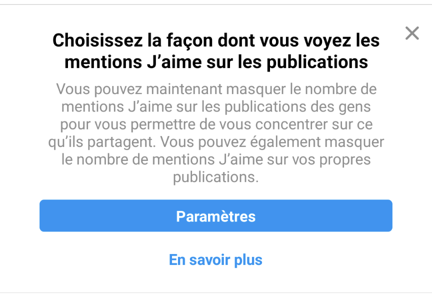 Nouveau sur #Instagram !
👉 On peut désormais choisir de rendre visible ou pas, les likes de son compte ou ceux des autres ❤️💔 C'est donc le retour pour ceux qui étaient en test et ne les voyaient plus 😜
➖
#socialmedia #CommunityManager #CM #ReseauxSociaux #Digital