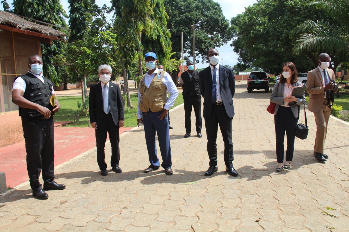 SEM. Takahisa TSUGAWA, Ambassadeur du 🇯🇵 près le 🇧🇯 &amp; <a href="/MohamedAbchir/">Dr Mohamed Abchir</a>, RR du #PNUD 🇧🇯 ont visité les réalisations du <a href="/cpadd3/">cpadd</a> financées par le #Japon et mis en œuvre par <a href="/PNUDBenin/">PNUD Bénin</a>. Plusieurs renforcements de capacités pour rendre encore plus performant le centre.