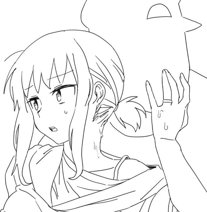 「ここでするですか?いやですよぉ...」 