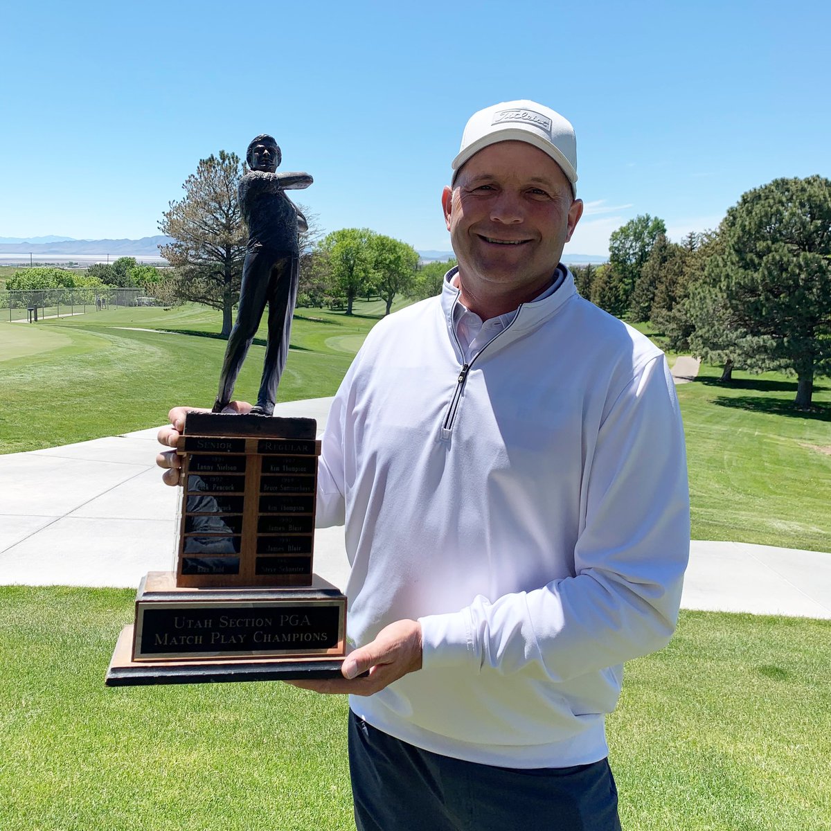 UtahSectionPGA's tweet image. Dustin Volk is the 2021 Utah Section PGA Match Play champion!

Volk won 2&amp;amp;1 in the championship match!

#UtahPGA #UtahGolf