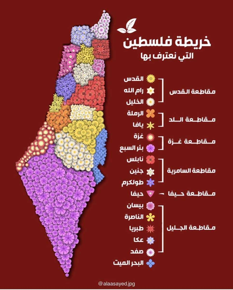 خريطة فلسطين التي نعترف بها.