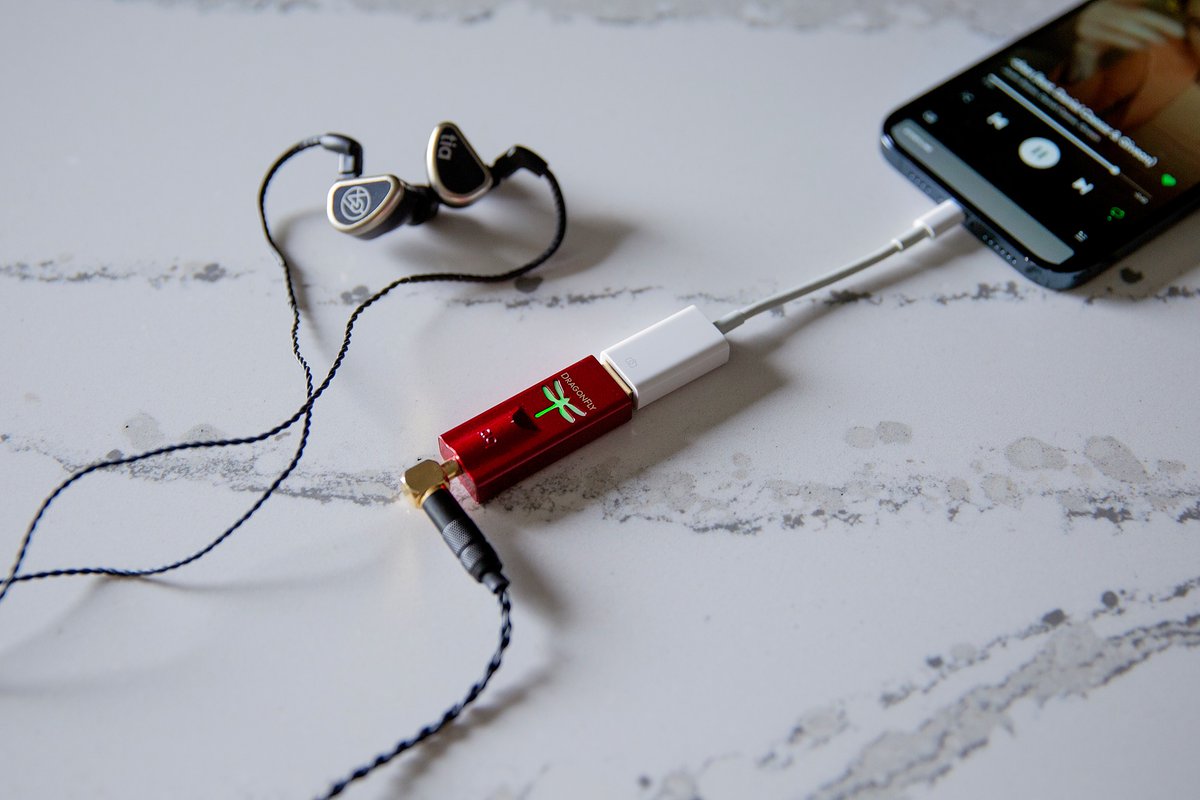 64audio's tweet photo. As Apple Music begins to offer High-Resolution Lossless Audio next month, there’s no better way to hear every detail of your favorite music than listening with your 64 Audio in-ear monitors. Listen above 24-bit/48kHz using one of the Audioquest DragonFly DAC's on our website! https://t.co/sMfx3wplDg