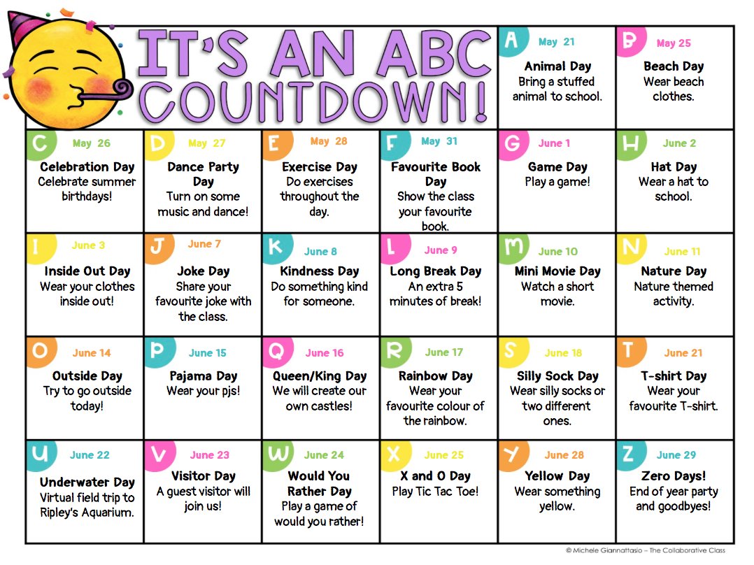 Haven't had the chance to post in a while. We have been busy! Wanted to pop on and share our ABC countdown (we started last week)! Great way to keep students excited and engaged! So far it has been a HUGE hit! 🥳