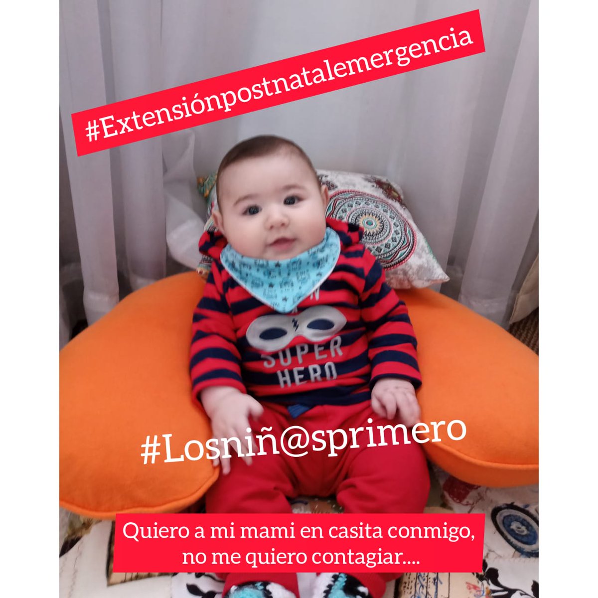 Postnataldeeme1's tweet photo. #PostnatalDeEmergenciaUNIVERSAL 
#90DíasNoSonSuficientes 
Acá estamos todas las madres luchando por un derecho justo,por nuestros bebés!!! El estado debe resguardarlos sin diferencias!!
@SabatSenadora @iallendebussi @carolinagoic @_adrianamunoz @ProvosteYasna https://t.co/4uxtHvCTNT