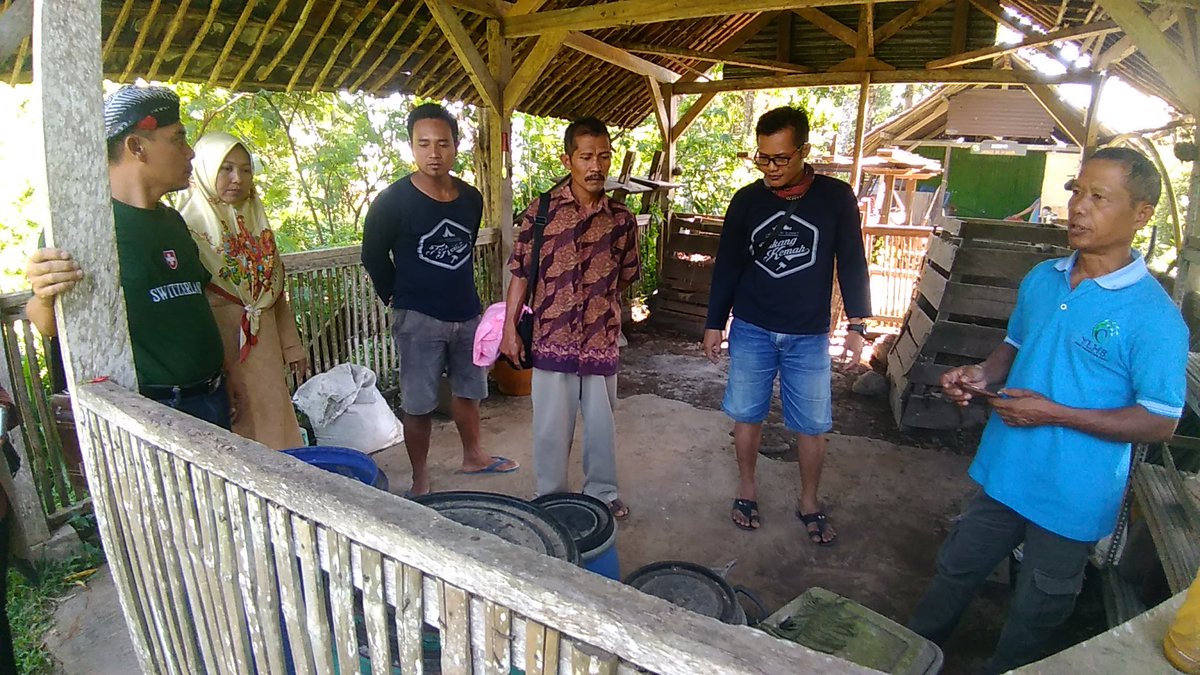 Belajar bertani organi bersama Kades Dukuhdempok