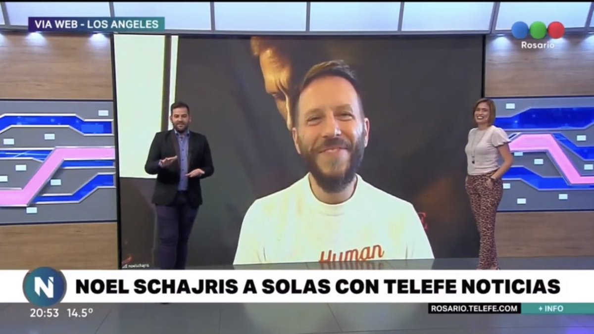 nery_bo's tweet photo. 🎤🎶 @NoelSchajris en vivo desde Los Ángeles en #TelefeNoticias @teleferosario celebrando 20 años con la música… nuevo disco #MiPresente y gira internacional…. 🙌 y el presente de @sinbandera !!!
📲 https://t.co/2itdTLU9Yf https://t.co/XEeq9t8g00