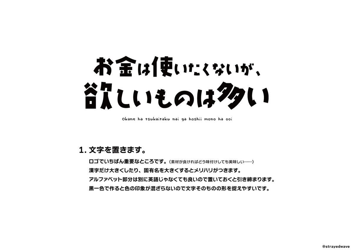 絵描きさんでも今風で可愛いロゴが作れるようにロゴの作り方解説してみました 恐らくクリスタなどのペイントソフトでも作れるようになっているので是非皆さん ロゴを作ってみてください