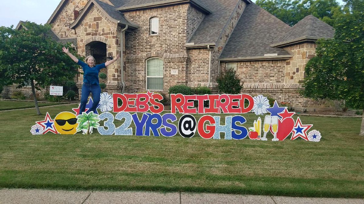 chilipepper25's tweet photo. One more half day of school @Grapevine_HS and Sra. Cullum will be retired🎉 https://t.co/nAxIBpRgvf