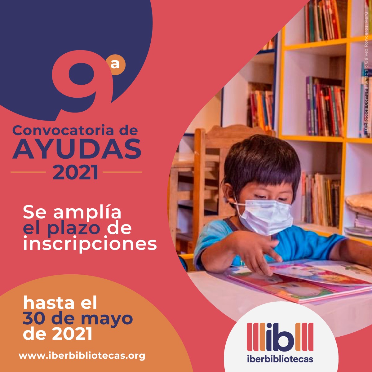 📢 ¡TIENES HASTA EL 3️⃣0️⃣ DE MAYO! | #ConvocatoriaDeAyudas 2021 de <a href="/IBERBIBLIOTECA/">IBERBIBLIOTECAS</a>.

Hasta el próximo domingo podrás presentar tu propuesta. 🙂🇪🇨 

Toda la información en ➡️ iberbibliotecas.org/convocatoria-d…

¡Participa! 

#AñoIberoamericanoDeLasBibliotecas
#BibliotecasQueCreanFuturos