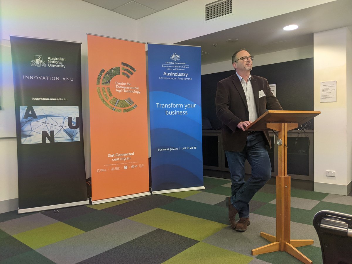 'We're looking outward, in a very rapid way... Supporting startups is a rapid and effective path to commercialisation' - Dr Keats Nelms from the ANU Office of Business Engagement & Commercialisation #VenturesIntoTheEcosystem @CEAT_Hub @business_gov_au @cosmicpinot