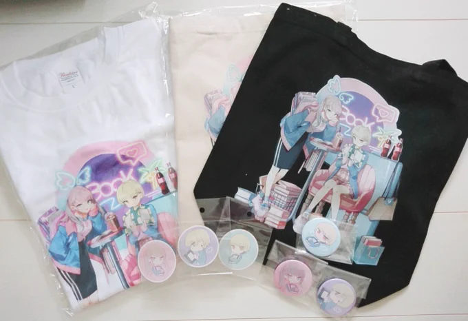 ヴィレッジヴァンガード様コラボグッズ、実物こんなかんじです🙆‍♀️
受注受付は5月30日まで～
よろしくお願いいたします💪
https://t.co/Dve5YiiNtR 