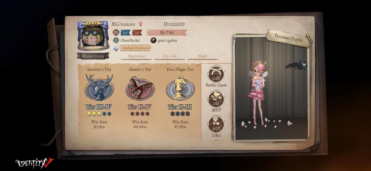 I'm playing Identity V. Fancy a game?