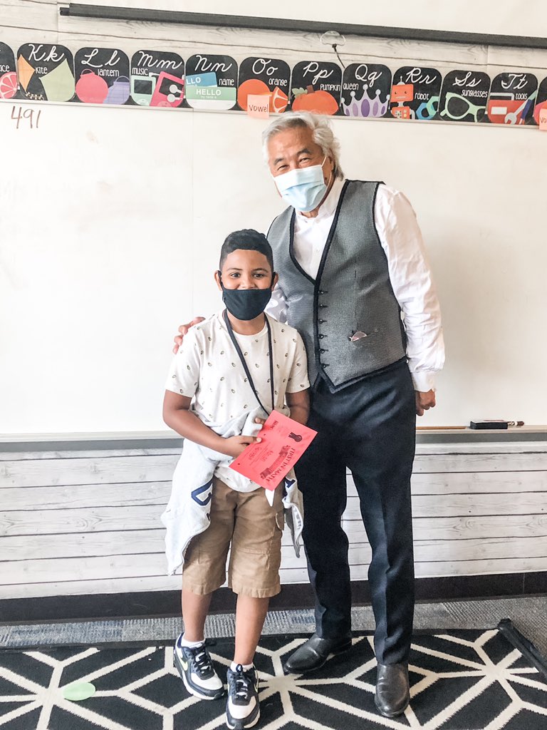 MrsSelvaggio's tweet photo. Thank you @RobertSun24 for visiting our class yesterday and awarding some of our top @FirstInMath players with certificates and badges! @BASDFtHill https://t.co/49vMkmn9XZ