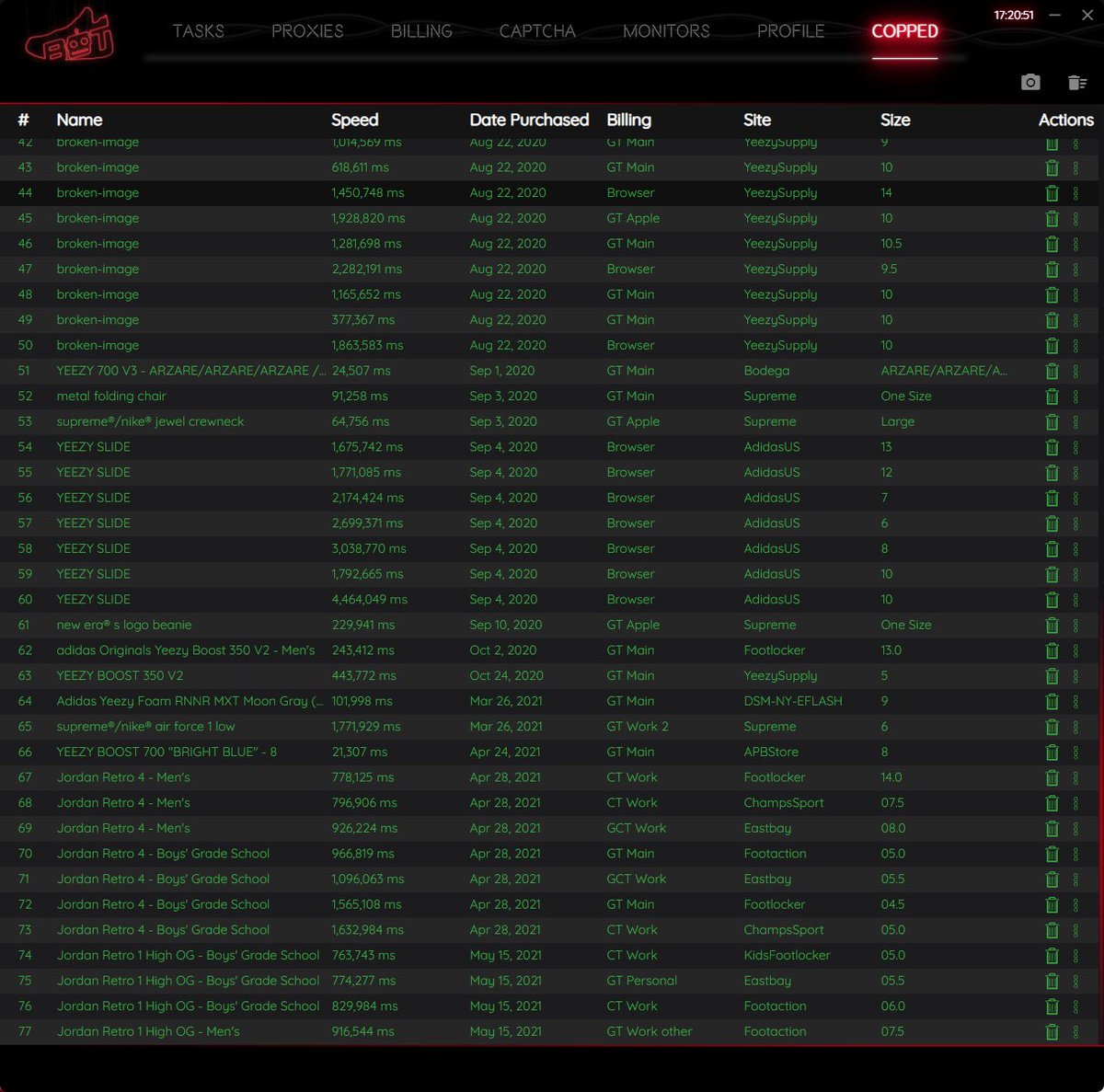 gunnertierno's tweet photo. groupbuy for @NSB_Bot in @yeezygoddiscord TOMORROW 

ygd members will get it for $350 instead of $500 

this is hands down the best bot for beginners and one of the best aio bots in general.

DON’T SLEEP ON THIS OPPURTUNITY

here’s my success with NSB https://t.co/7Bk6CLE2el