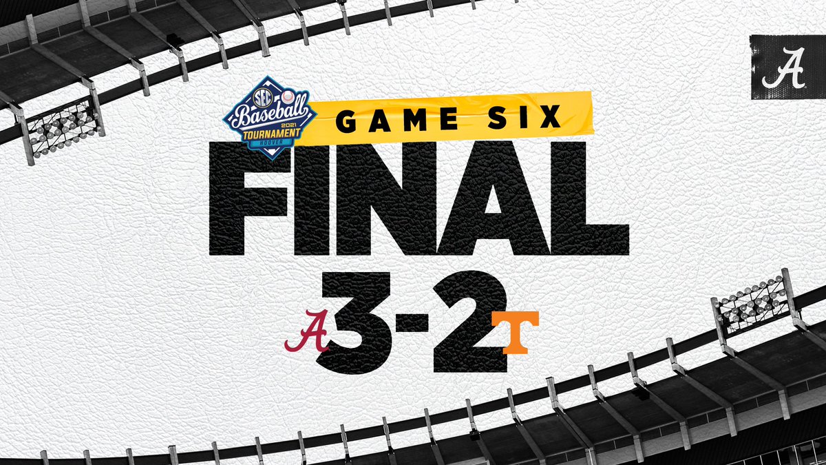 AlabamaBSB's tweet photo. Took a little while longer but still got the W 👌

#RollTide | #GVT https://t.co/ZdJ7G6R6Rs