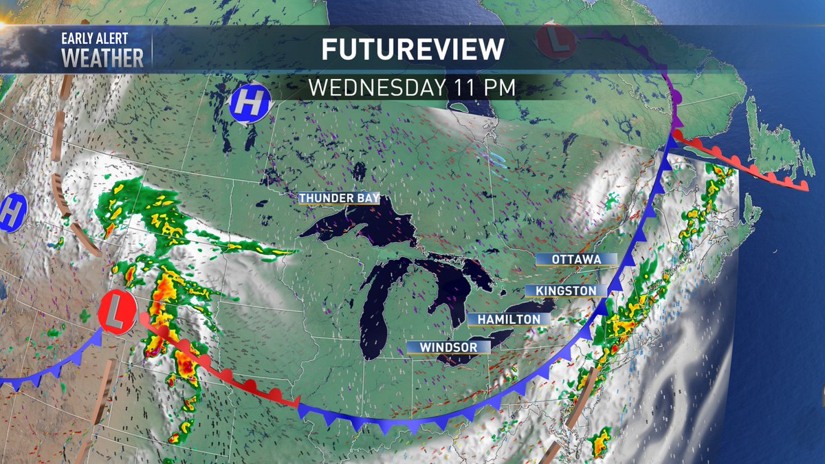 Happy Wednesday! After today's rain, temps are taking a tumble from above to below normal. Thursday will be sunny with temps near 21, which is normal, but by Friday, rain comes and the high is only expected to be 10 degrees. The weekend looks sunny but cool as we head into June.