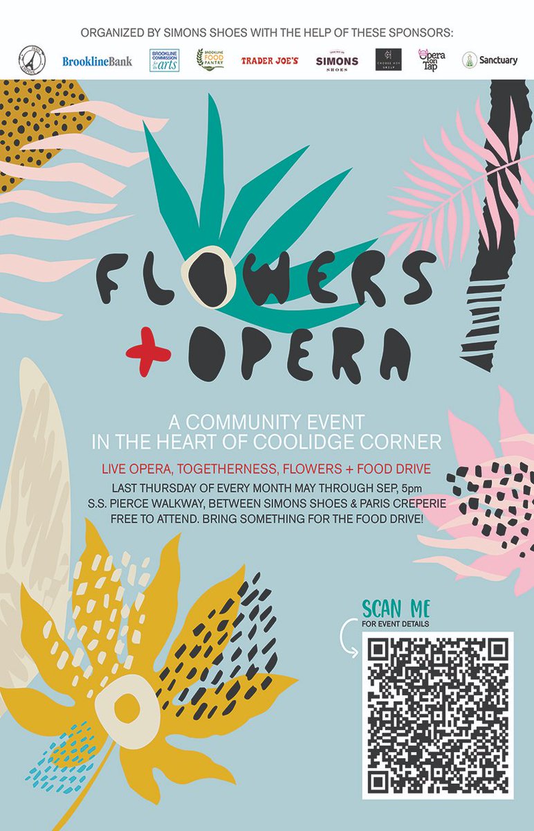 artsbrookline's tweet image. Free live opera tmrw 5/27, 5p in Coolidge Corner, Brookline, &amp;amp; every last Thurs until Sept! Come to the walkway between Simons Shoes &amp;amp; Paris Creperie. Bring an item for the food drive too... @SimonsShoes @ParisCreperie @ReporterJenna @BrooklineTAB @TownofBrookline