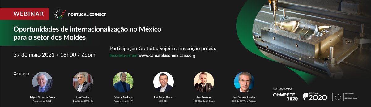 ComceEuropa's tweet photo. ¡Es mañana!📢🔝 #Webinar #gratuito organizado por la #CCILM #Portugal 
🇵🇹🇲🇽 Oportunidades de internacionalización en México para el sector #moldes 

🗓️Jueves 27 mayo
⌚️10am (CDMX)
✍️https://t.co/aL5uq2Tppb
▶️Con ponencias de #CEFAMOL #AMMM #GLNPortugal #BBVAPortugal y más https://t.co/p9199bAKMD