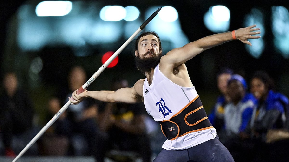 RiceTFXC's tweet image. 🎟️ TICKET PUNCHED 🎟️ 

James McNaney has qualified for the @NCAATrackField Outdoor Championships in Eugene with a 6th place finish (66.90m/219-6) in the javelin!

#GoOwls👐 x #RFND