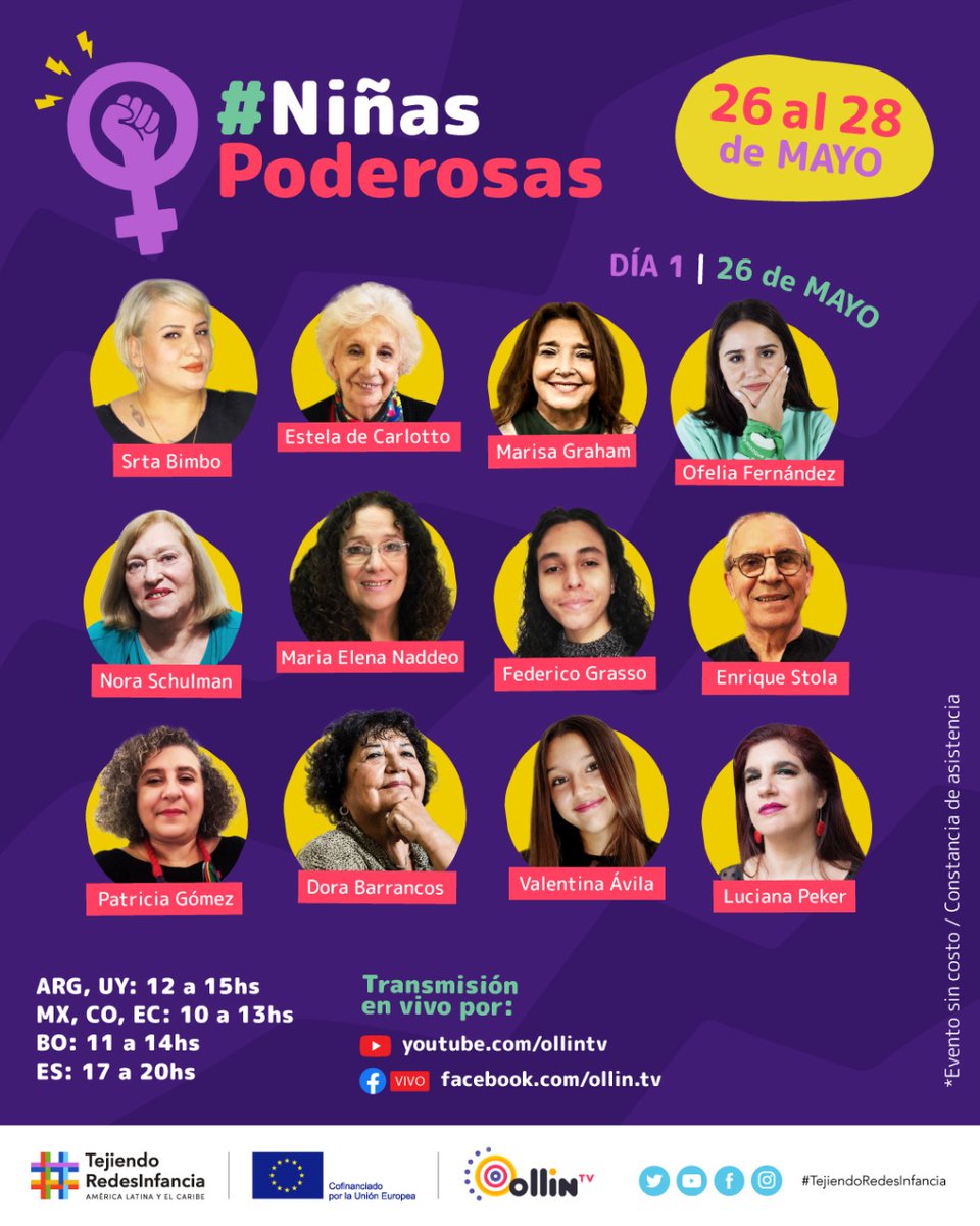 FondoSemillas's tweet photo. #NinasPoderosas
No te pierdas la participación de Citlalli, integrante d la escuela feminista @CdigoF1, proyecto d @melelxojobal, org q financiamos.
Más d 30 panelistas, internacionales, niñas y adolescentes poderosas.
🗓️ 27 y 28 /11am (CDMX)
📱https://t.co/SkuHaZBKrP https://t.co/wONedYbW5B