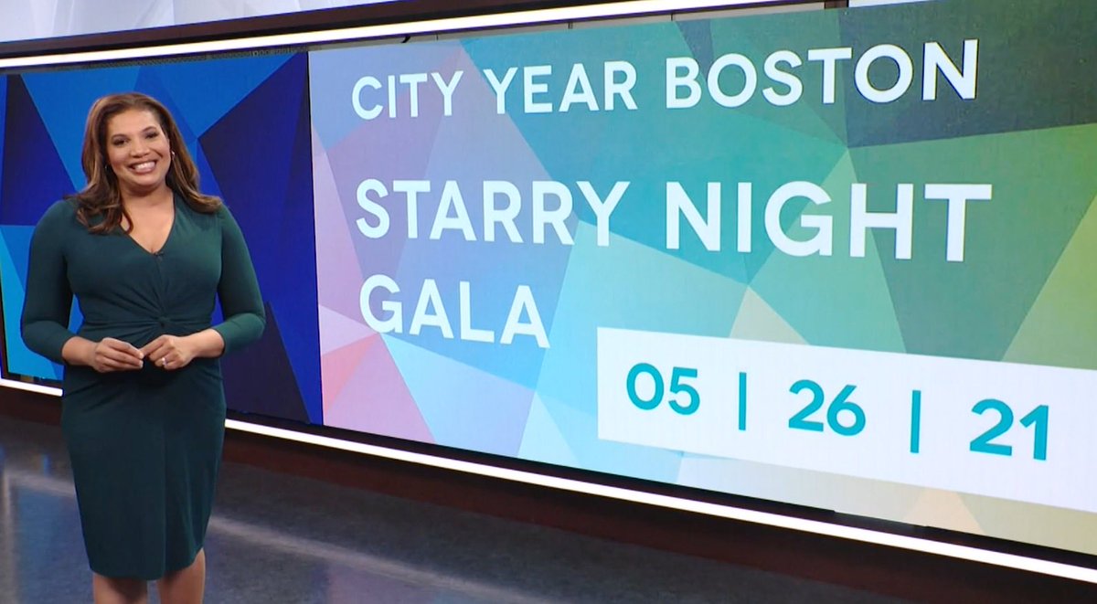 CityYearBoston's tweet photo. We’re so thrilled to have Latoyia Edwards, NBC Morning Anchor as our host for the evening! She brings such a big energy to the room. Fun fact: she is ALSO a #CYB Board member!😄 #togetherCY https://t.co/RHKHp8vuEe