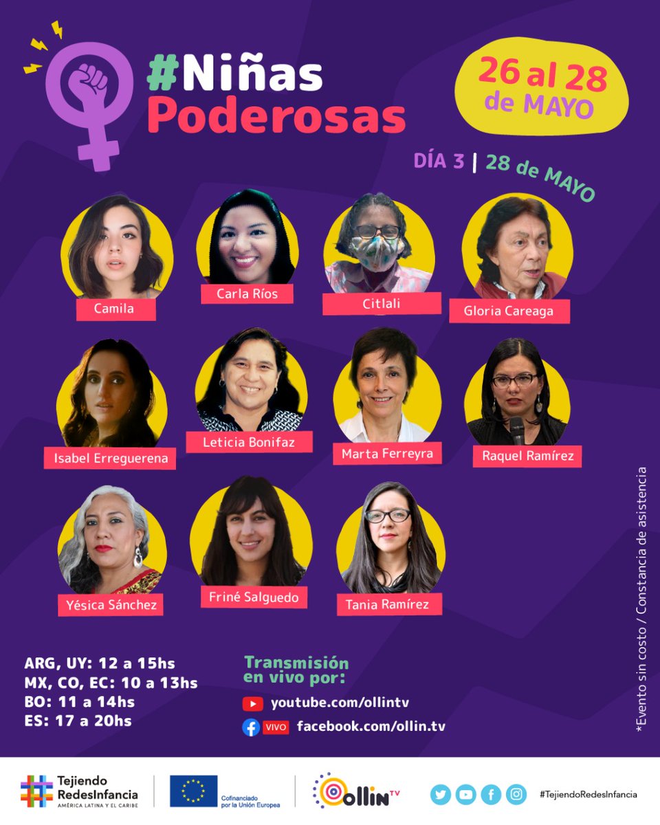 FondoSemillas's tweet photo. #NinasPoderosas
No te pierdas la participación de Citlalli, integrante d la escuela feminista @CdigoF1, proyecto d @melelxojobal, org q financiamos.
Más d 30 panelistas, internacionales, niñas y adolescentes poderosas.
🗓️ 27 y 28 /11am (CDMX)
📱https://t.co/SkuHaZBKrP https://t.co/wONedYbW5B