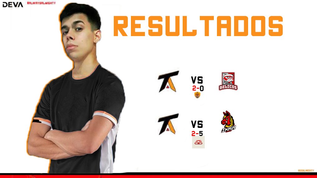¡RESULTADOS!

En el día de ayer tuvimos una jornada con sabor a poco.😒

🏆|#LIGAPORO
🆚|<a href="/BelicosMichis/">Michis Bélicos 🐈</a>
⚔️|2-0
🏅|@Heroman_27

🏆|<a href="/AGOLeague/">AGO League Clash Royale</a>
🆚|<a href="/InkaEsports/">Inka Esports</a>
⚔️|2-5

¡Seguiremos trabajando duro!💪🏻

#AlwaysAlmighty🧡